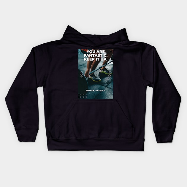 Motivational design Kids Hoodie by file:///D:/Korisnik/Pictures/Za%20posao/izgorjlelo%20drvo.JPG